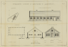 210016 Plattegronden, doorsneden en opstanden van de te bouwen overdekte rijbaan te Amersfoort.